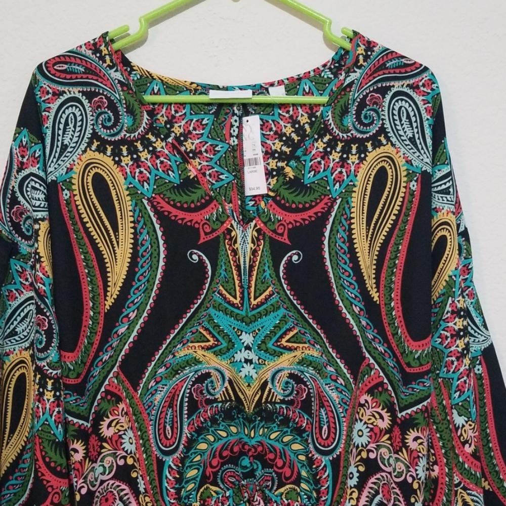 SOLD!! New York & Company | paisley print top